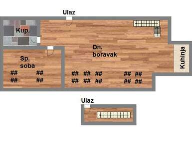 Dvosoban stan, Novi Sad, Stari Majur, prodaja, 42m2, 76500e, id1036089